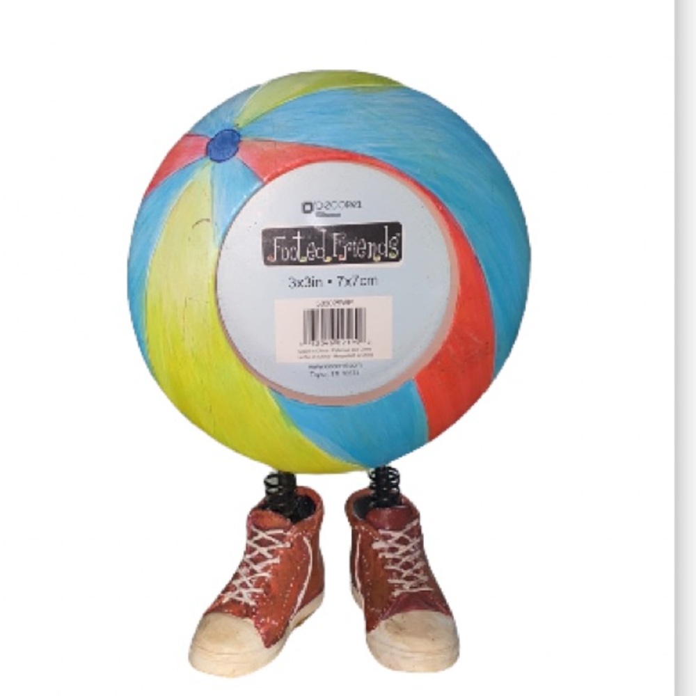 Retro Footed Friends Beach Ball Picture Frame